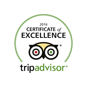 Trip Advisor Certificate of Excellence